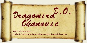 Dragomira Okanović vizit kartica